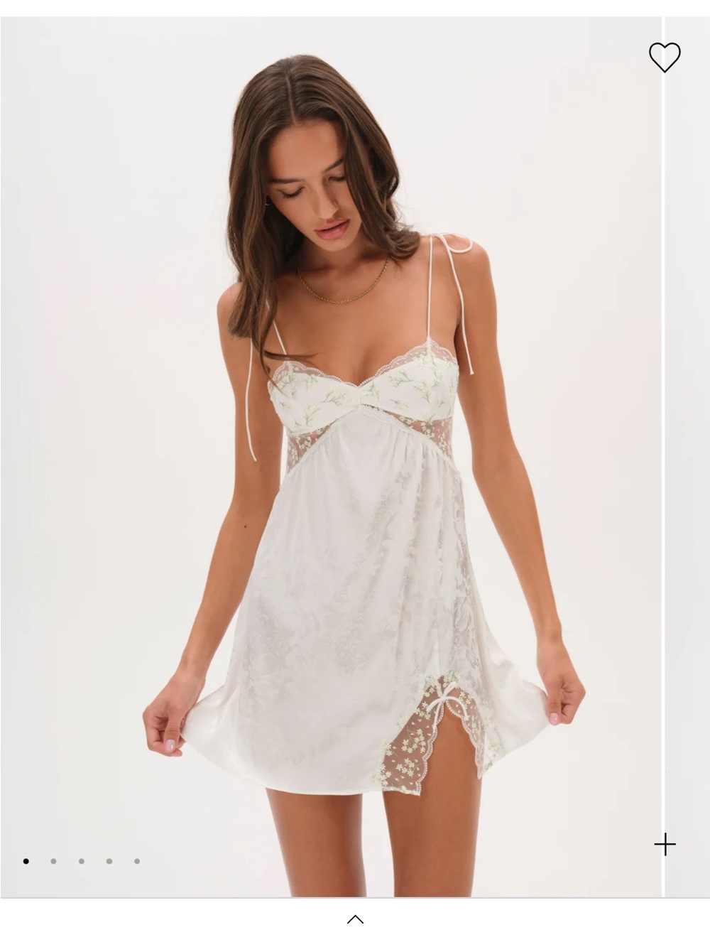 For Love & Lemons Baby’s Breath Slip Dress